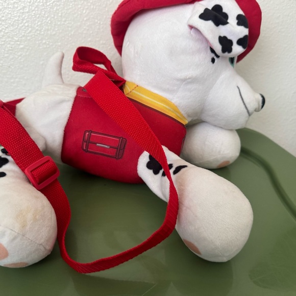 Paw Patrol Marshall Red and White Stuffed Animal backpack - Picture 2 of 3